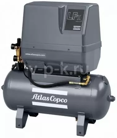 Поршневой компрессор Atlas Copco LFx 1,5 1PH на тележке с ресивером