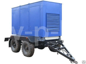 Дизельный генератор ТСС АД-320С-Т400-1РМ9 РПМ на прицепе с АВР 016983 фото