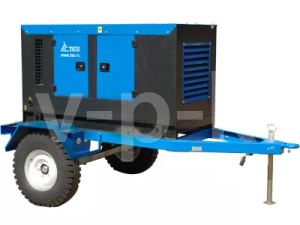 Дизельный генератор ТСС АД-250С-Т400-1РКМ9 РКМ на прицепе 029530 фото
