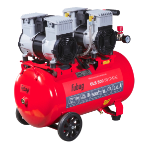 Поршневой компрессор  OLS 500/50 CM2х2 + Набор пневмоинструмента Basic S1000