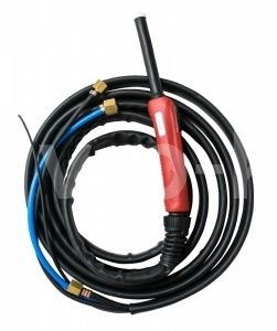 Aurora Горелка TIG 25 250A (100%), M12x1, газ 1/4G, вода 3/8G, 4m-с упр. разъёмами 2-3-5pin