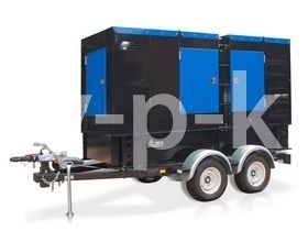 Дизельный генератор ТСС АД-30С-Т400-1РКМ19 в шумозащитном кожухе на прицепе с АВР (двиг. TSS Diesel TDK 42 4LТ)