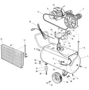 SUPPORT FOR BELT GUARD FUBAG VCF - 50 CM3 (8119610KOA634) (8119610KOA096) 9083296 фото