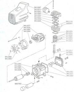 GASKET HEAD VALVE BLM(7150003) FUBAG DC 2.5 - 50 CM2.5 9411052 фото