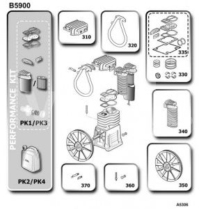 Комплект головки блока цилиндров b5900 фото