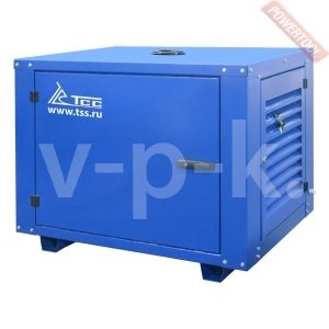 Бензиновый генератор ТСС SGG 7500Е3A в погодозащитном кожухе  фото