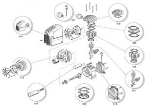 Комплект статора мотора фото