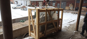 Отгрузка поршневого компрессора REMEZA СБ4/Ф-500.LT100-7,5 кВт в г. Красноярск