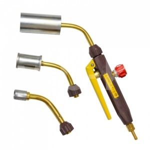 ДОНМЕТ Горелка газовоздушная ГВ "Донмет" 254 ф 6 (вент.+рыч., нак.№ 0,1, ГВПайка, ал.руч)