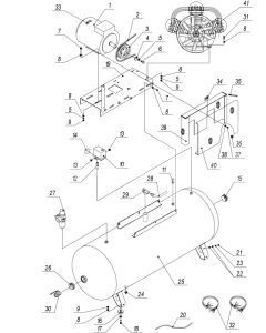 R 3106.00.00.500-01/600 Решетка в сборе для 500lb75