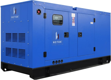 Дизельный генератор  АД80С-Т400-РПМ35 в кожухе с АВР