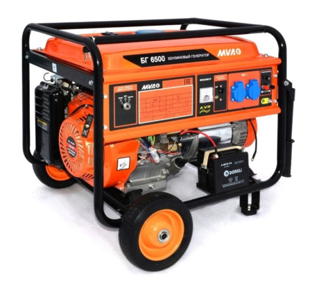 Бензиновый генератор  БГ 6500