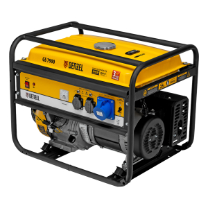 Бензиновый генератор DENZEL GE 7900 94638 передвижной фото