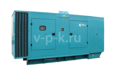 Дизельный генератор  C450D5E в кожухе