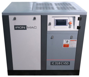 Винтовой компрессор IRONMAC IC 20/8 C VSD стационарный фото